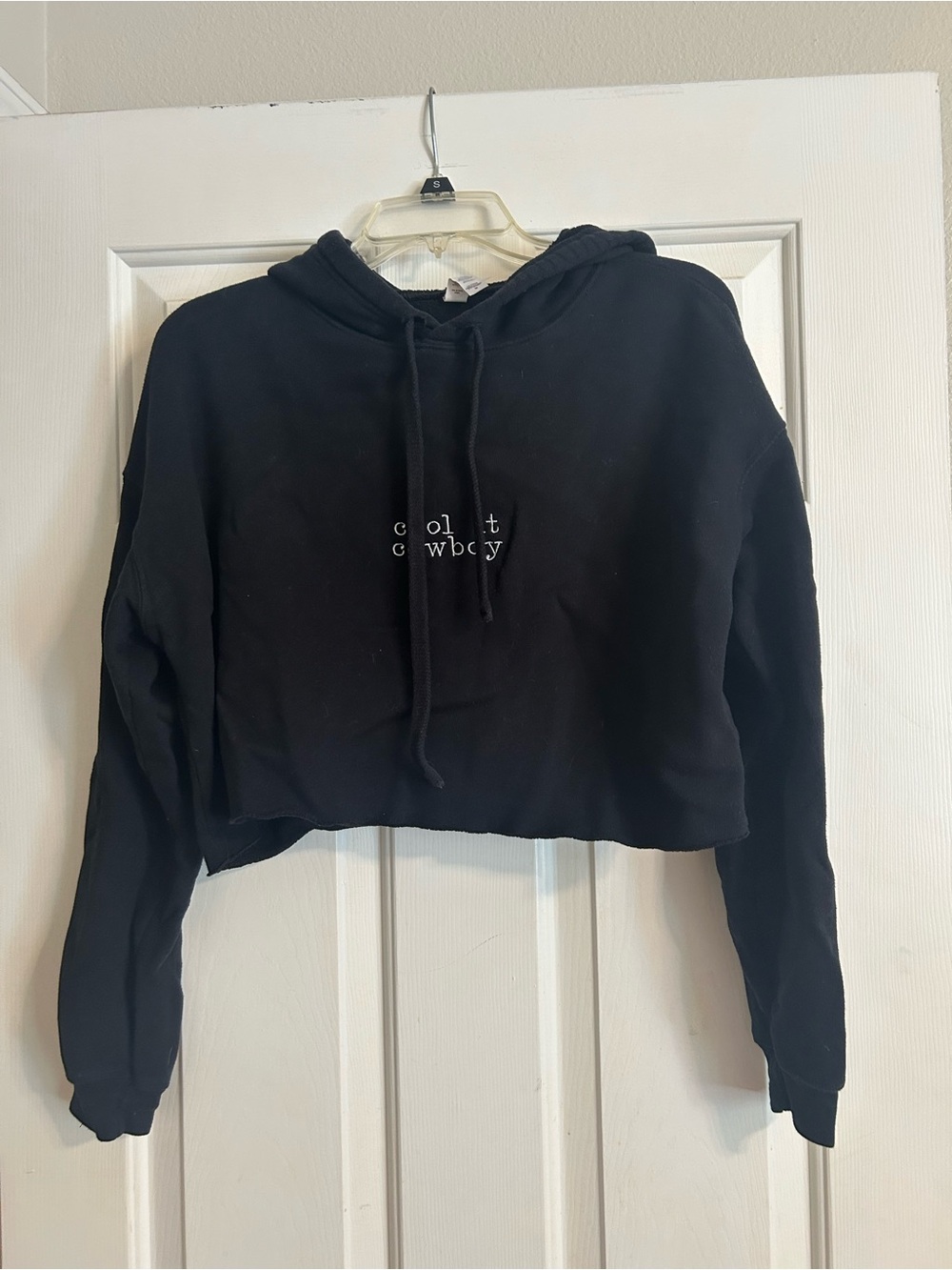 “Cool It Cowboy” Cropped Hoodie